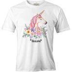 Lord T-Shirt Unicorn Pink Anneler Günü Beyaz Unisex Tshirt - 2XL