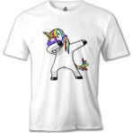 Lord T-Shirt Unicorn - Rainbow Beyaz Erkek Tshirt - 2XL