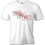 Lord T-Shirt Veni Vidi Vici Beyaz Erkek Tshirt - 2XL