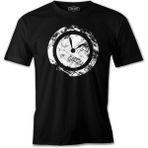Lord T-Shirt Vintage Saat Siyah Erkek Tshirt - 3XL