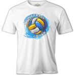 Lord T-Shirt Voleybol Aşkı Beyaz Erkek Tshirt - 3XL