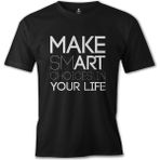 Lord Yazı Smart Siyah Erkek T-shirt