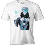 Lordd T-Shirt Anime Boy Character Beyaz Erkek T-Shirt