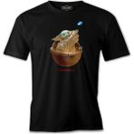 Lordd T-Shirt Baby Yoda - Kelebek Siyah Erkek T-Shirt