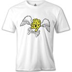 Lordd T-Shirt Bad Boy - Wings Beyaz Erkek T-Shirt