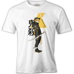 Lordd T-Shirt Demon Slayer - Kimetsu Beyaz Erkek T-Shirt - XL