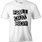 Lordd T-Shirt Fall Out Boy - Blocks Beyaz Erkek T-Shirt
