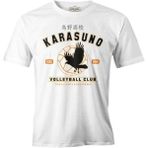 Lordd T-Shirt Karasuno - Volleyball Club 2012-2015 Beyaz Erkek T-Shirt