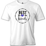 Lordd T-Shirt Lorddd T-Shirt T-Shirt Best Friends - F2 Beyaz Erkek Tshirt - M