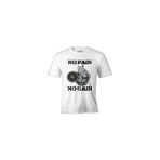 Lordd T-Shirt No Pain No Gain Hippo - Body Building Beyaz Erkek T-Shirt - XXXL