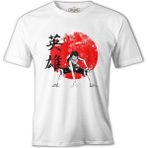 Lordd T-Shirt One Piece - Hero Beyaz Erkek T-Shirt - XXXL