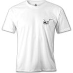 Lordd T-Shirt Radyo - Logo Beyaz Erkek T-Shirt - 2XL