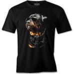 Lordd T-Shirt Rottweiler - Cool Siyah Erkek T-Shirt