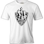 Lordd T-Shirt Satranç - Arma Beyaz Erkek T-Shirt - XXXL