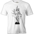 Lordd T-Shirt Simge - Adalet Beyaz Erkek T-Shirt