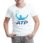 Lordd T-Shirt Tenis - Atp Beyaz Erkek T-Shirt - M