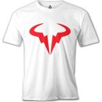 Lordd T-Shirt Tenis - Nadal Logo Beyaz Erkek T-Shirt - 2XL