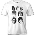 Lordd T-Shirt The Beatles 3 Beyaz Erkek Tshirt - 2XL