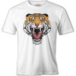 Lordd T-Shirt Wild - Kaplan Beyaz Erkek T-Shirt - 2XL