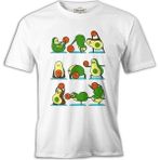 Lordd T-Shirt Yoga - Avocado Pozlar Beyaz Erkek Tshirt - XL