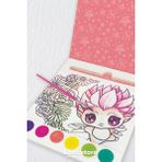 LORDSTORE506 Nebulous STARS-11407 Sulu Boya Desenli Boyama Kitabı - TURUNCU