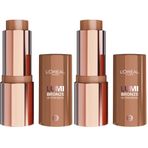 L'Oreal Cosmetics Lumi Bronzlaştırıcı Stick - 110 Toasted Sunlight (2 paketi)