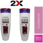 Loreal Elseve Komple Onarıcı Kırık Uç Karşıtı 2x550 ml Şampuan