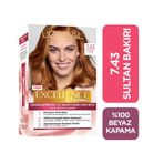 Loreal Excellence 7.43 Sultan Bakırı Kit Saç Boyası