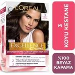 Loreal Excellence Set Boya 3 - Koyu Kestane