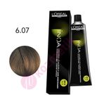 Loreal İnoa Amonyaksız No: 6.07 Koyu Kumral Doğal Bej Saç Boyası