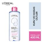 Loreal Paris 400 ml Micellar Normalden Kuruya Makyaj Temizleme Suyu