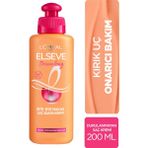 L'Oreal Paris Elseve Dream Long Isıya Dayanıklı Saç Bakım Kremi – Hint Yağı ve Bitkisel Keratin ile Kırık Uç Onarımı, Günlük Kullanıma Uygun