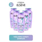 Loreal Paris Elseve Hydra Hyaluronic Pure Salisilik Asit İçeren Yağlanma Karşıtı Arındırıcı 5x300 ml Şampuan