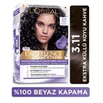 Loreal Paris Excellence Cool Creme 3.11 Ekstra Küllü Koyu Kahve Saç Boyası