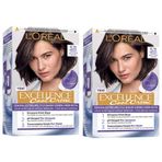 Loreal Paris Excellence Cool Creme 5.11 Ekstra Küllü Açık Kahve 2 Adet Saç Boyası