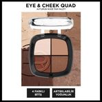 L'Oreal Paris Eye & Cheek Quad - 03 Autumn Nude Dörtlü Far ve Yanak Paleti