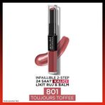 Loreal Paris Infaillable 2 Step 24 Saat kalıcı Likit Ruj & Balm - 801 Toujours