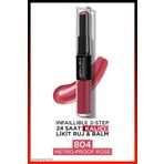 Loreal Paris Infaillable 2 Steps 804 Metro Proo Lipstick