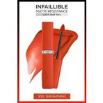 Loreal Paris Infaillible Matte Resistance 300 Sun Bathing Likit Mat Ruj