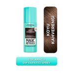 Loreal Paris Magic Retouch Beyaz Saçlar İçin Kapatıcı 75 ml Koyu Kahverengi Saç Spreyi