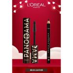 Loreal Paris Panorama Brun Leather Maskara + Haute Couleur Kahreverengi Göz Kalemi