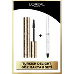 L'Oreal Paris Panorama Hacim Veren Maskara Siyah & Infaillible Meta Light Jel Göz Kalemi - Polar White Beyaz