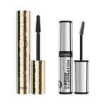 L'Oreal Paris Panorama Hacim Veren Siyah Maskara + L'Oreal Paris Infaillible 24H Brow Lamination Şeffaf Kaş Sabitleyici