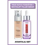 L'Oreal Paris Revitalift Filler %1.5 Saf Hyaluronik Asit Serum 30 Ml + True Match Fondöten 2r Rose Vanilla