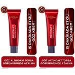 L'OREAL PARIS Revitalift Lazer Eyebag Instant Eraser Göz Altı Torba Görünümüne Karşı Etkili Göz Kremi 15ml (2 paketi)