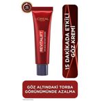 L'Oreal Paris Revitalift Lazer Göz Altı Torba, İnce Çizgi ve Kırışıklık Görünümü Azaltıcı Göz Kremi 15ml