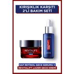 L'Oreal Paris Revitalift Lazer Saf Retinol Gece Serumu Yoğun Yaşlanma Karşıtı Gece Bakım Kremi
