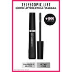 L'Oreal Paris Telescopic Lift Maskara, 9.9 ml, Siyah, Kirpik Lifting ve Uzatıcı Fırçalı