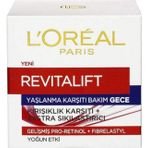 Loreal Revitalift Yaslanma Karsiti Gece Bakim Kremi 50Ml Kirisiklik Karsiti + Ekstra Sikilastirici