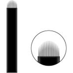 Loreen 18 U Pin Microblading Iğnesi 18 Upin Siyah Blades 0.18MM 10 Adet